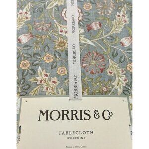 NWOT Morris & Co 60x94" Tablecloth Wilhemina 100% Cotton Palampore Textile READ